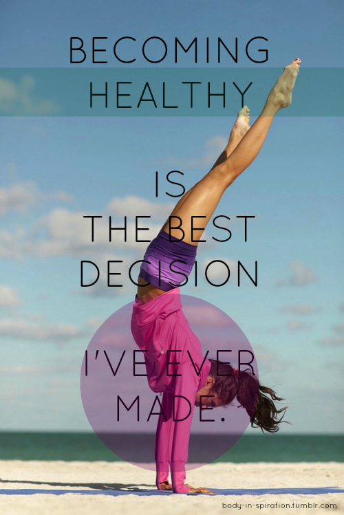 Choose health. 